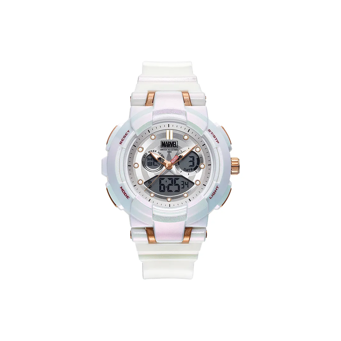 MARVEL Электронный механизм Женские часы Heartstrings Collection 45мм*45мм*19мм Белый