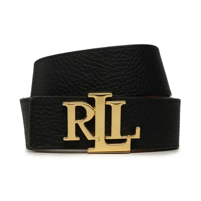 Lauren Ralph Lauren Logo Buckled Reversible Belt