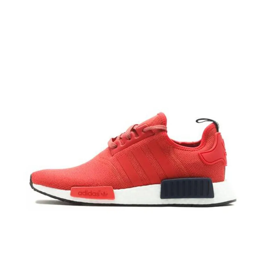 Adidas Originals NMD R1 Vivid Красный Slip Легкий Низкий Топ Casual Женский Красный