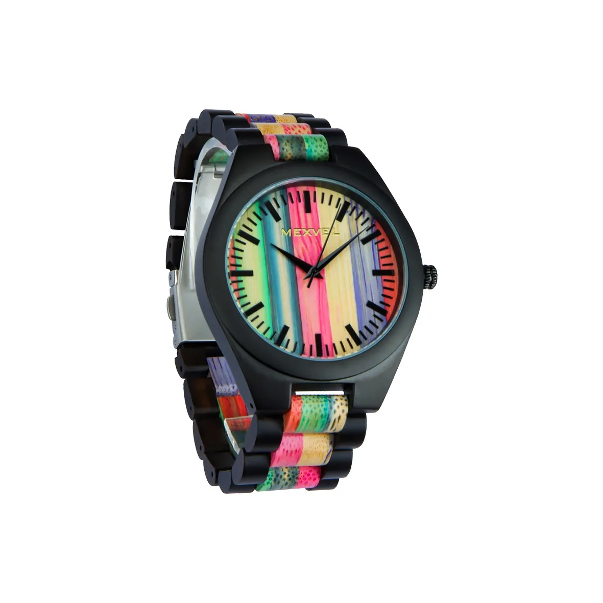 MEXVEL Кварцевый Movement Унисекс Часы 45mm*45mm*10mm Многоцветные