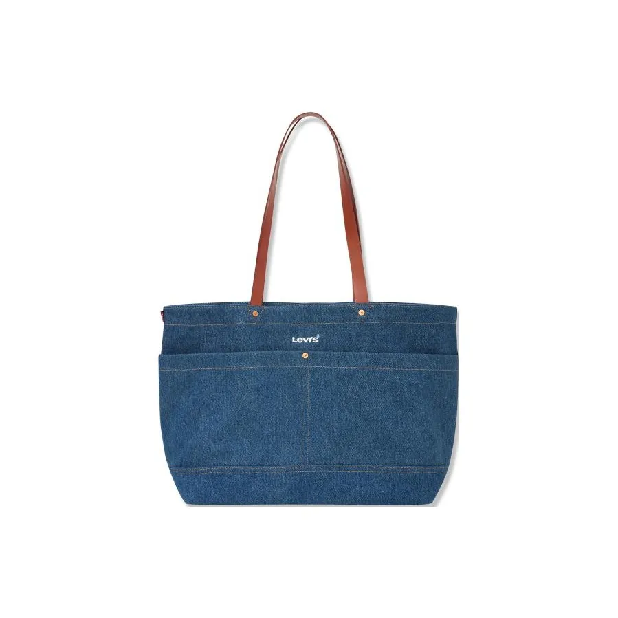 Levi's Хлопок Сумка Большая Женская Джинсовая Синяя
