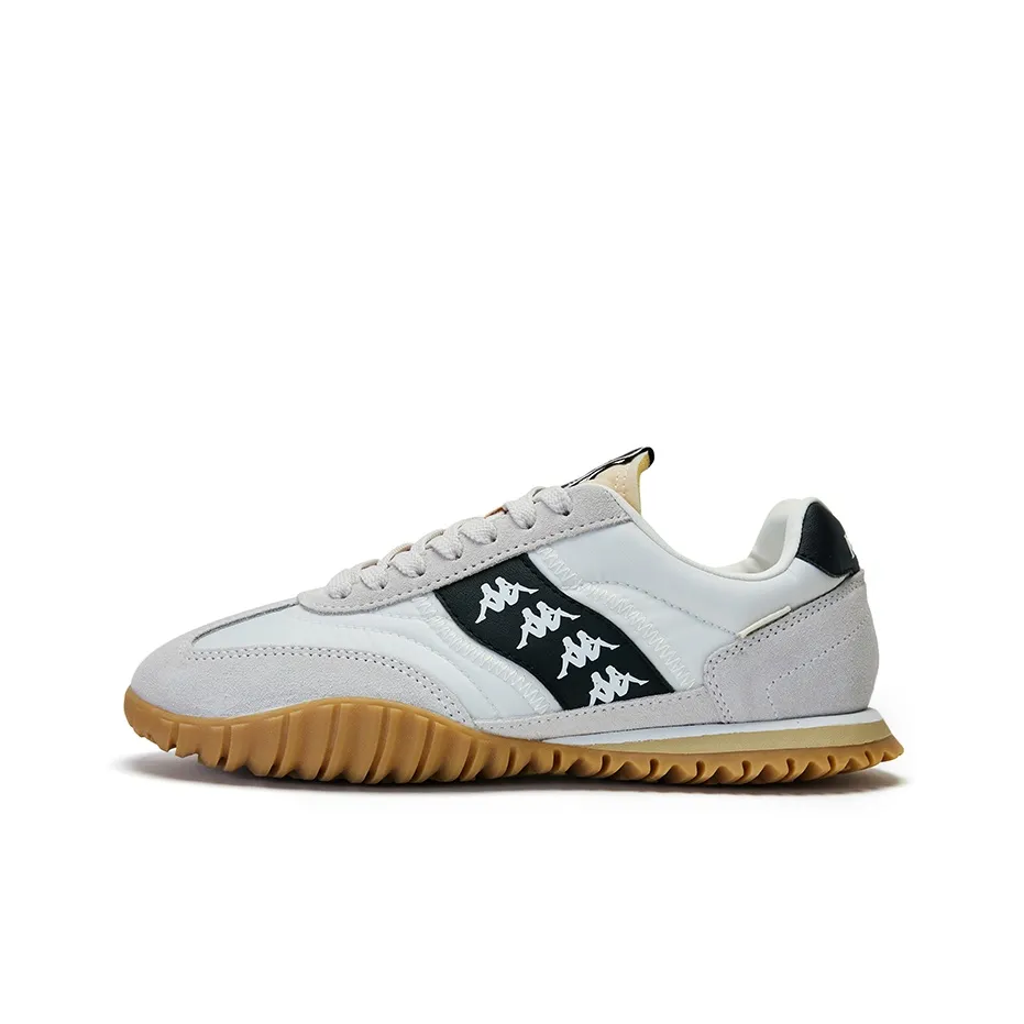 Kappa Non slip Wear resistant Shock Absorption Low Top Casual Running Shoes Unisex Gray
