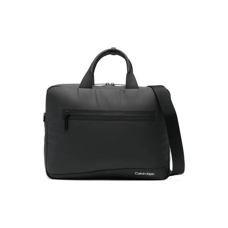 CALVIN KLEIN Полиуретан Ноутбук Сумка Мужской Черный