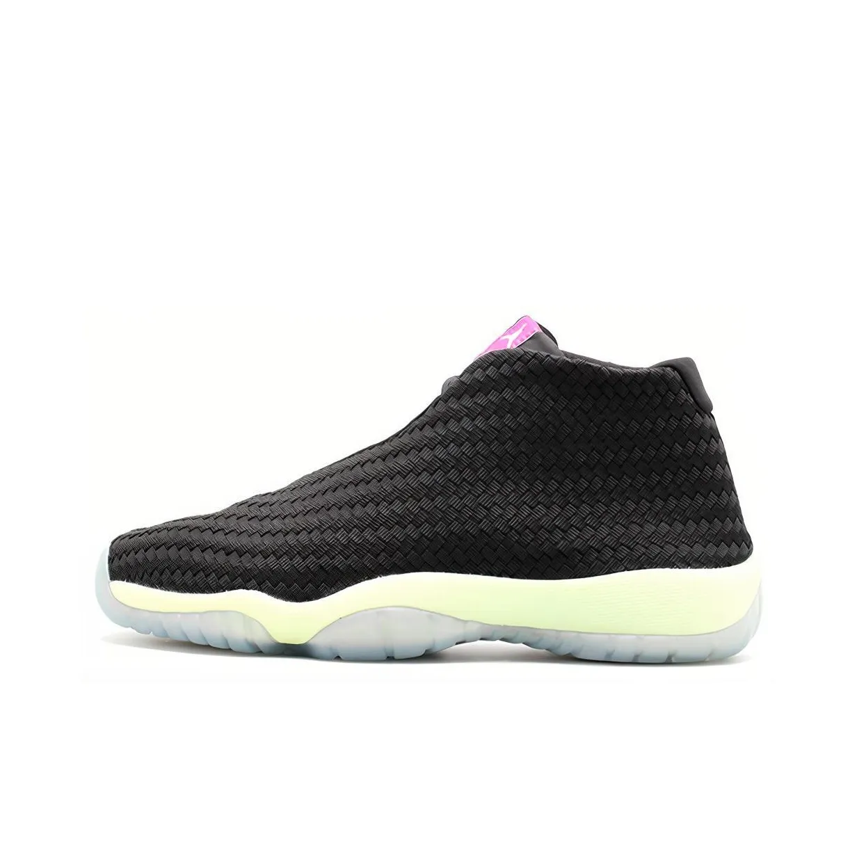 Джордан Future Non Slip Легкий MID Топ Винтажные Баскетбольные Кроссовки Женские Черный Розовый
