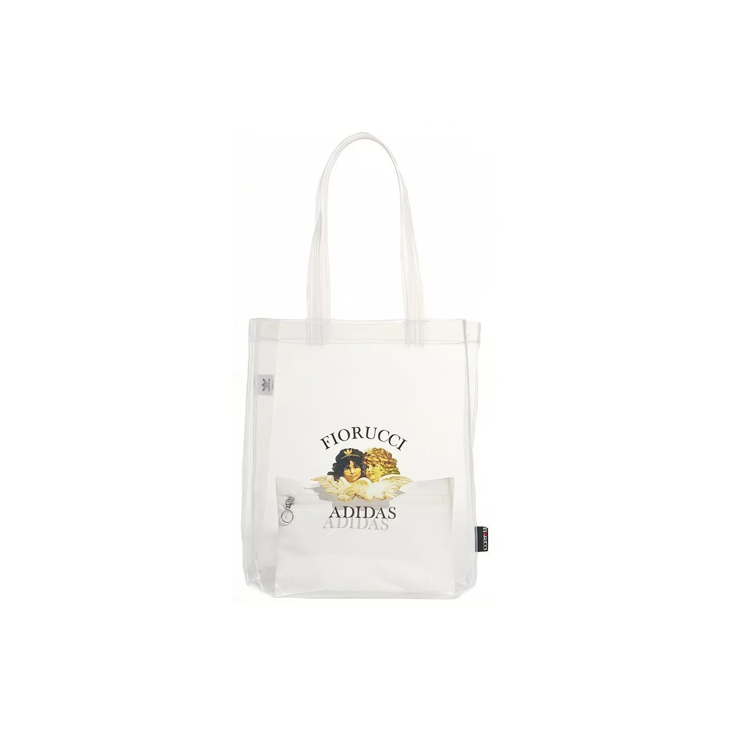 Adidas Originals FIORUCCI Collaboration TPU Tote Bag, Shopping Bag, Handbag, Shoulder Bag Unisex White