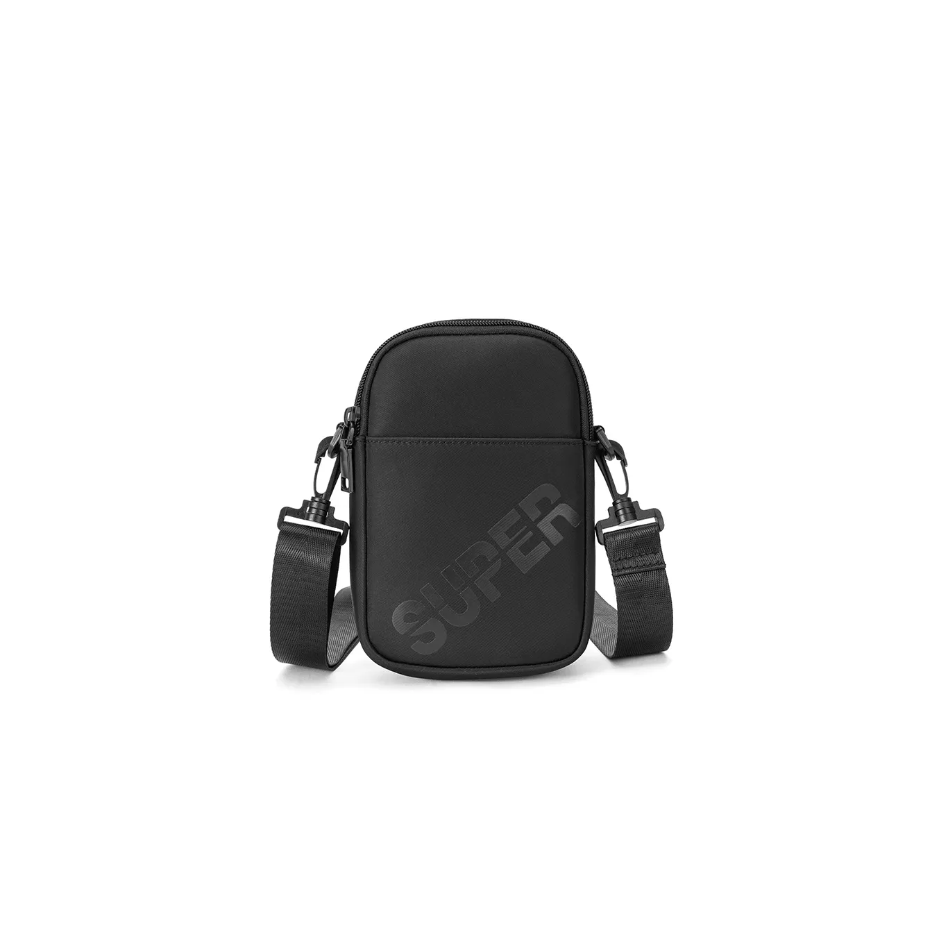 Old Man's Head Fabric Shoulder Bag Crossbody Bag Regular Men's Black