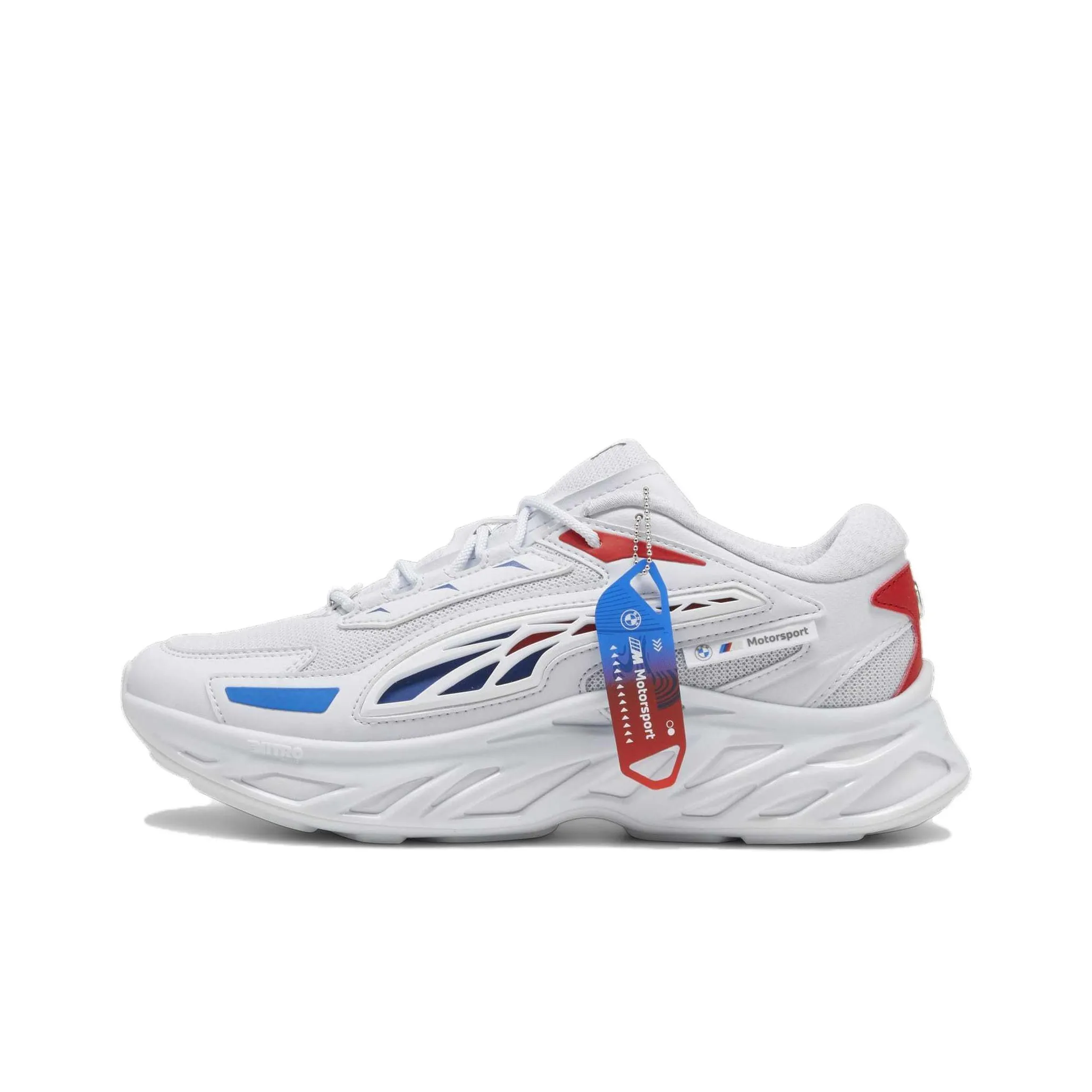 PUMA Exotek Nitro Bmw Motorsport Silver Mist Pop Red Cool Cobalt