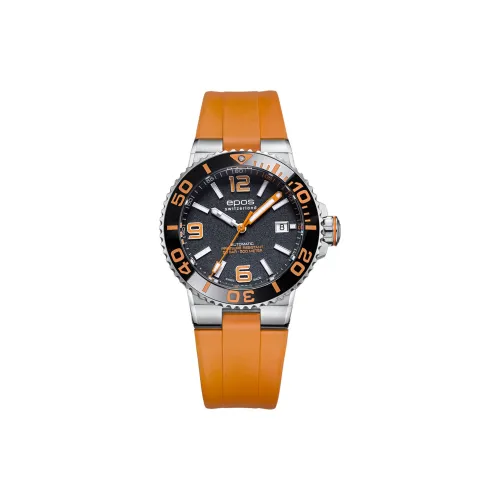 EPOS Автоматический Механический Movement Мужские Часы 43mm*43mm*14,5mm Черные