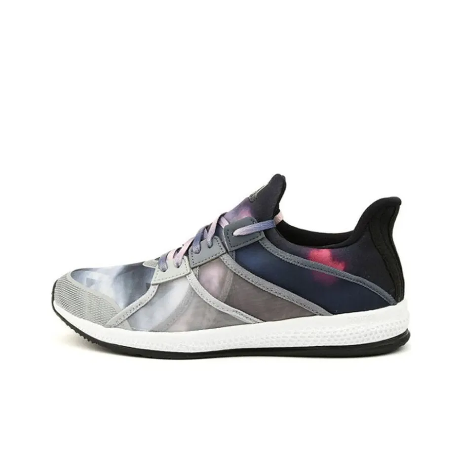 Adidas Gymbreaker Cushioning Wear Resistant Low Top Training Shoes Women's Gray Blue