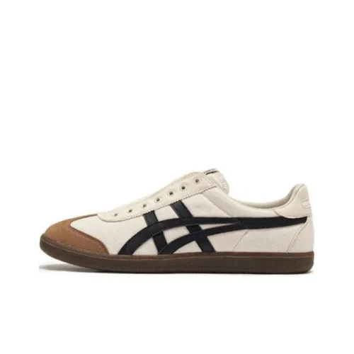 Onitsuka Tiger Tokuten Кроссовки для скейтбординга Низкие Бежево-черные Унисекс