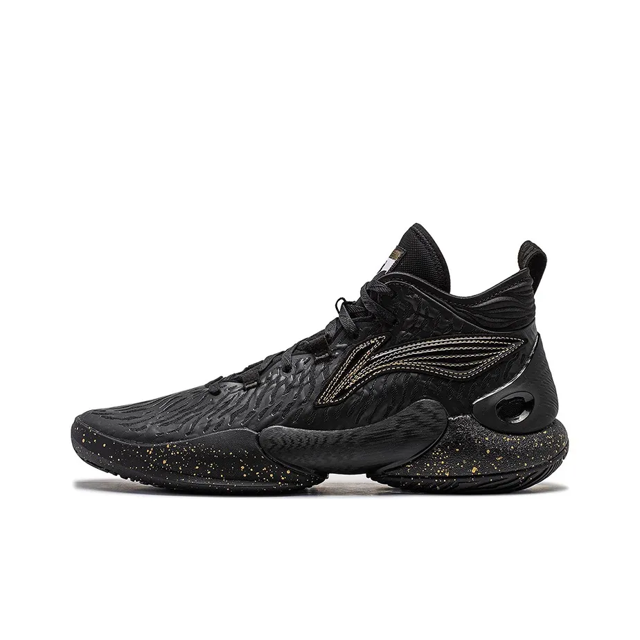 LINING YuShuai 18 Basketball Shoes Men's Mid top Black