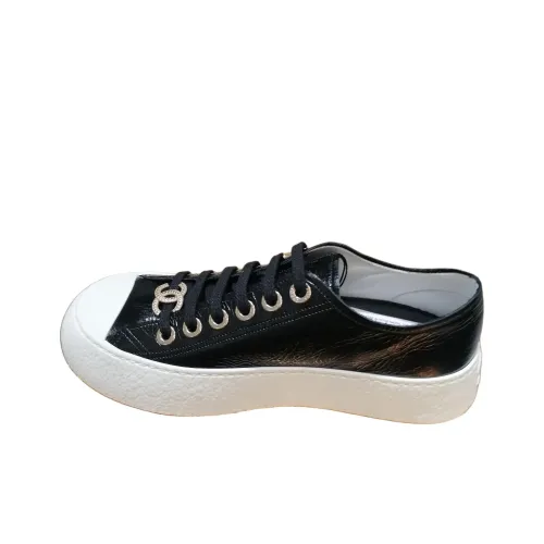 CHANEL Кроссовки для скейтбординга Low Top Черные Женские