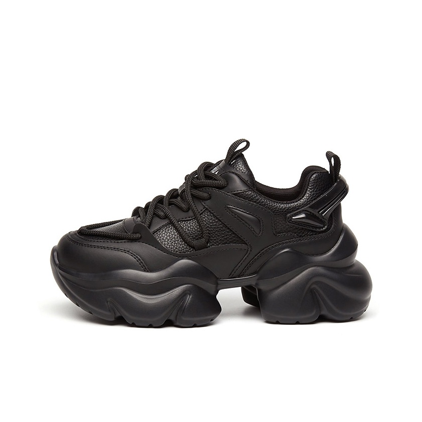 nike black chunky shoes