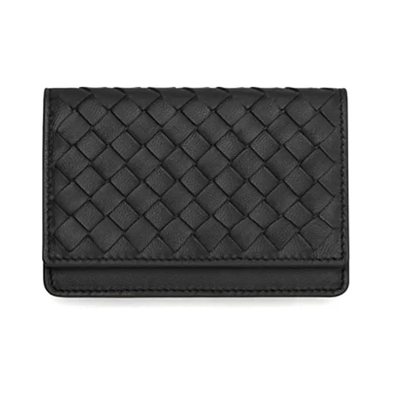 Bottega Veneta Lambskin Clutch Wallet Men's Black
