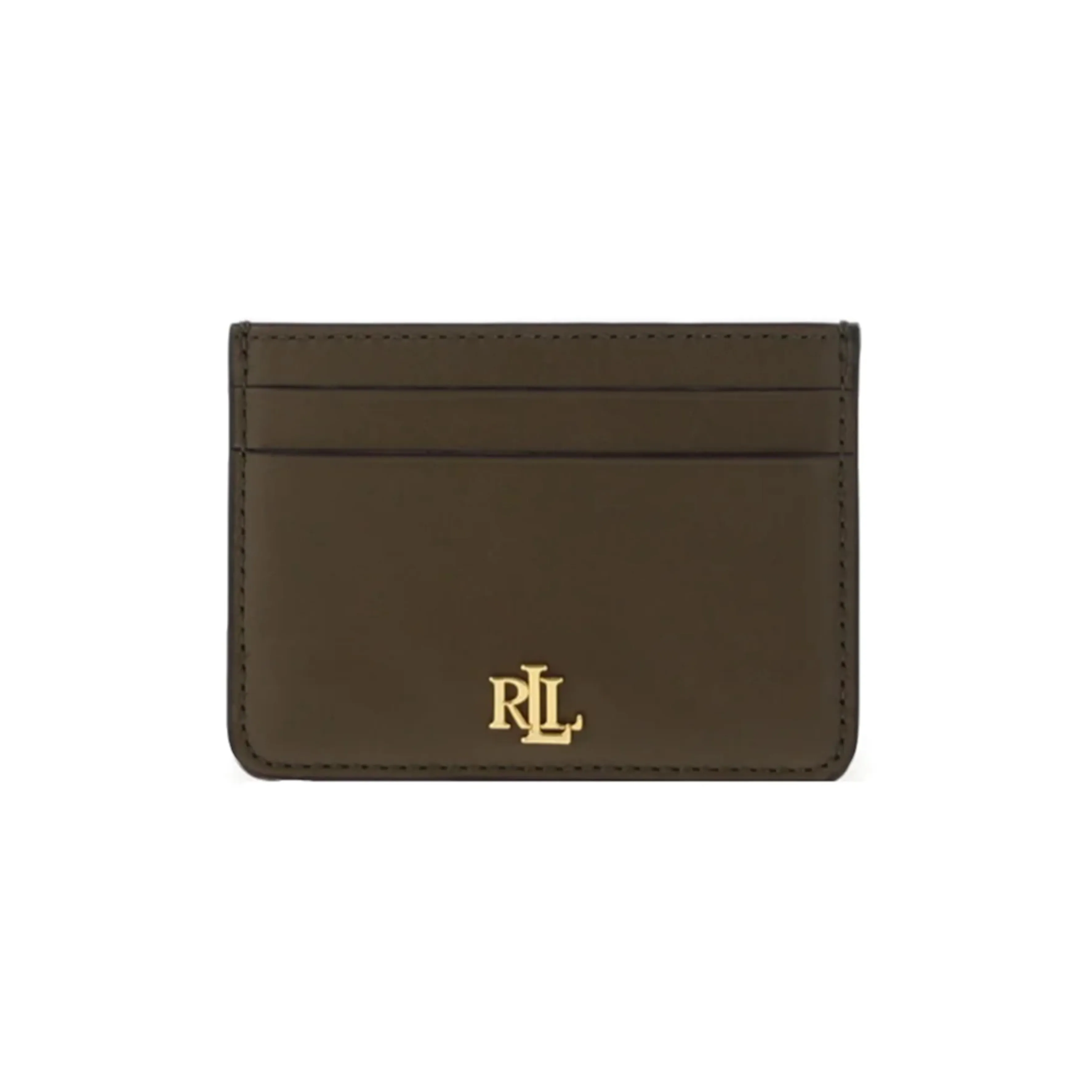 Ralph Lauren Leather Card Holder Regular Women's Plant Green