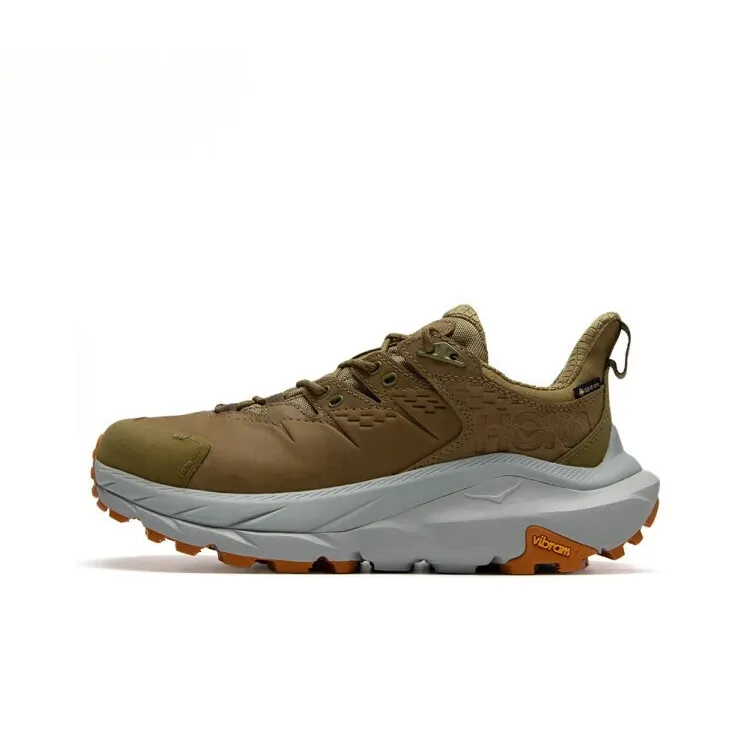 HOKA ONE ONE Kaha 2 Амортизаторы Устойчивость к истиранию Низкий Топ Походная обувь Унисекс Мшисто-зеленый