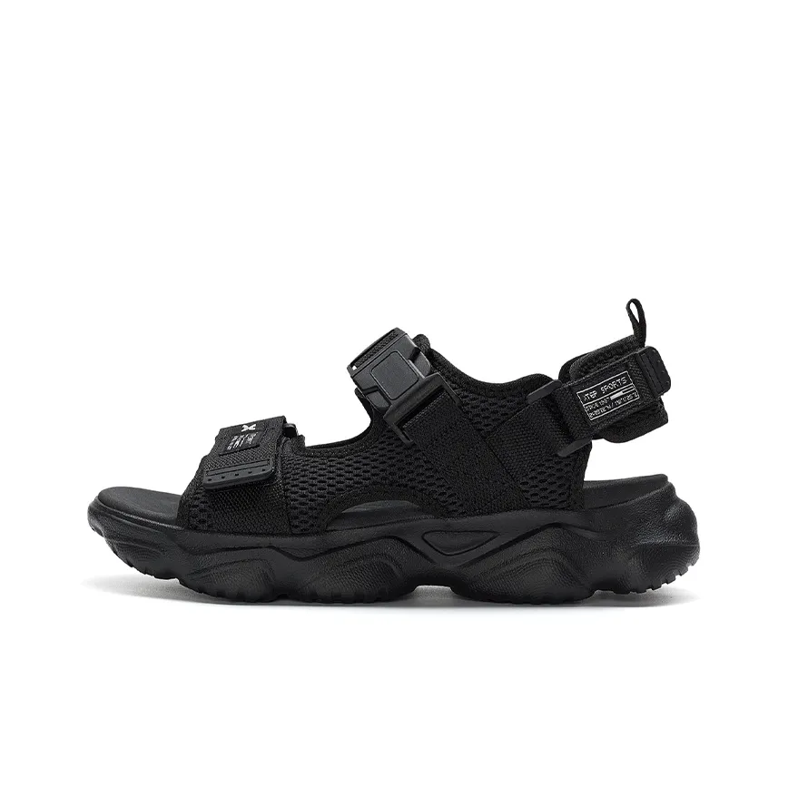 XTEP Пляжные сандалии Мужские Черные