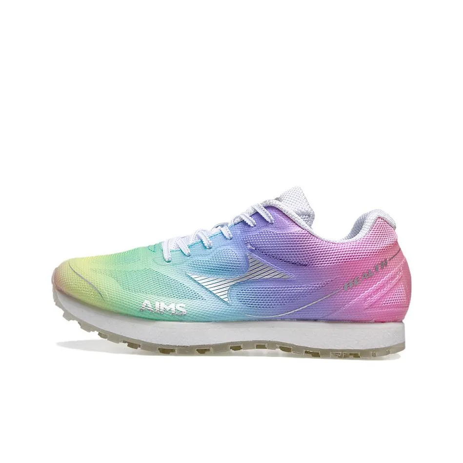 HEALTH Шокабассеры Slip-Resistant Низкий Топ Беговые кроссовки Унисекс Зеленый Фиолетовый