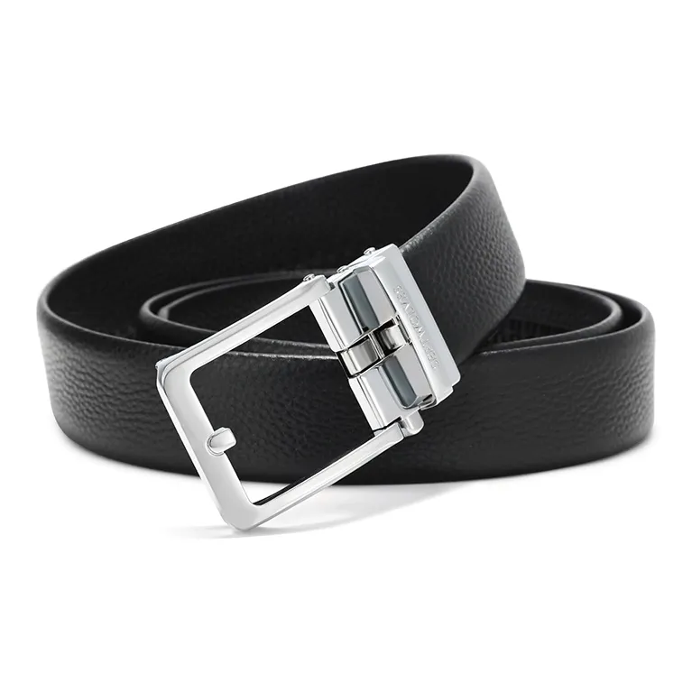 SEPTWOLVES Genuine Leather Studded Cow Leather Jeans Leather Belts Men's
