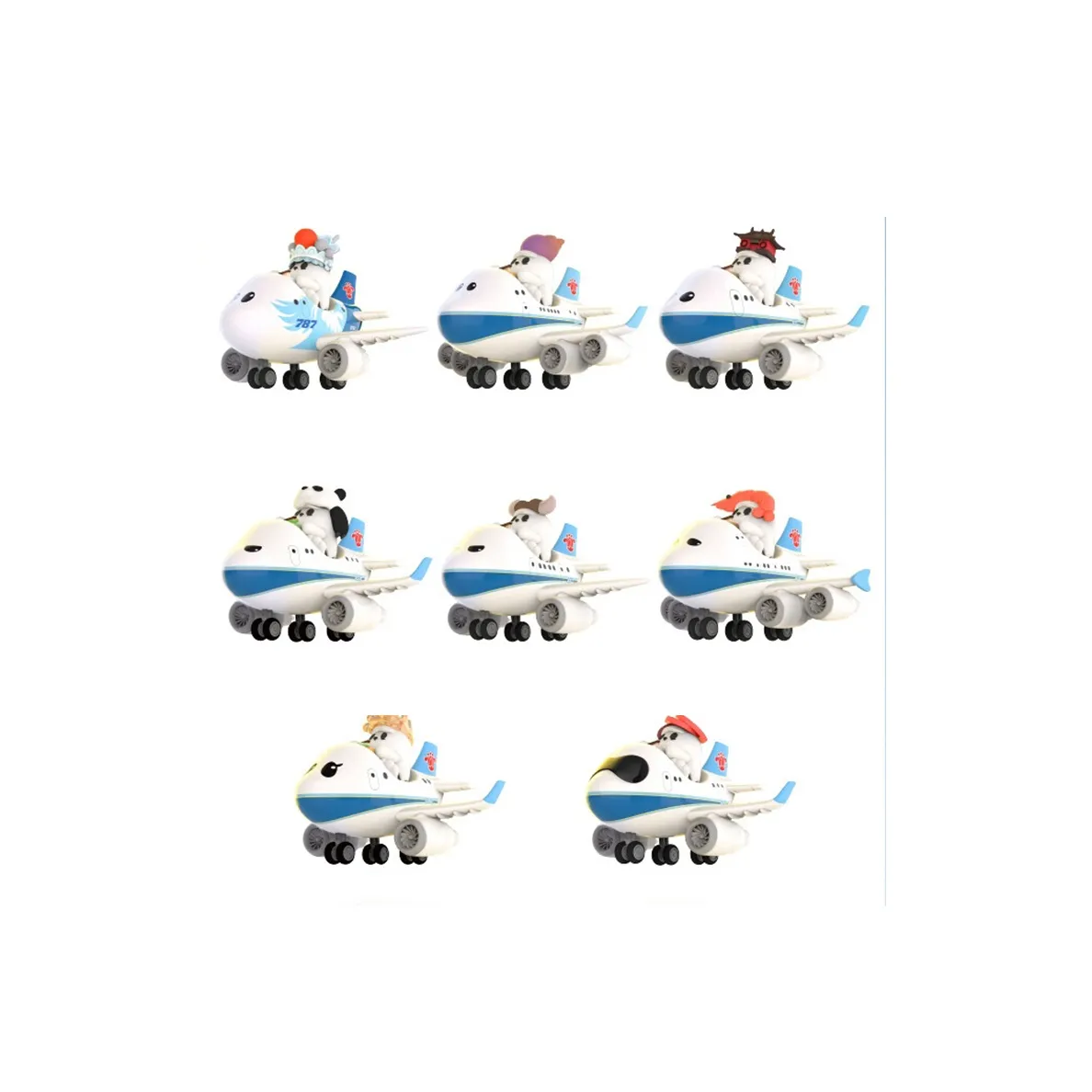 ZHONGGUONANFANGHANGKONG A Glimpse OF YOU Southern Airlines Слепые коробки Один Mystery Коробка Целая коробка 8 шт