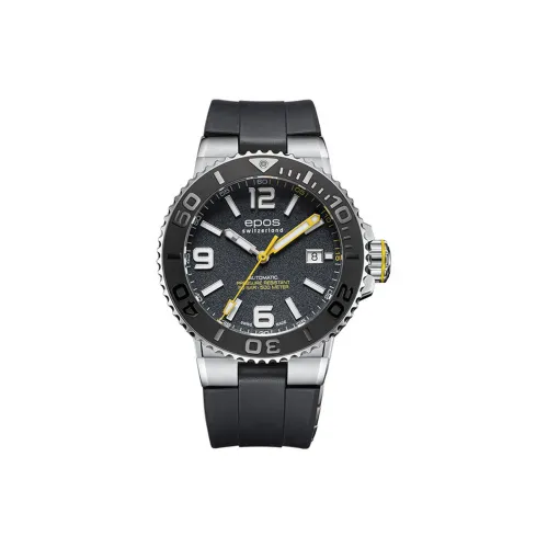 EPOS Автоматический Механический Movement Мужские Часы 43mm*43mm*14,5mm Черные