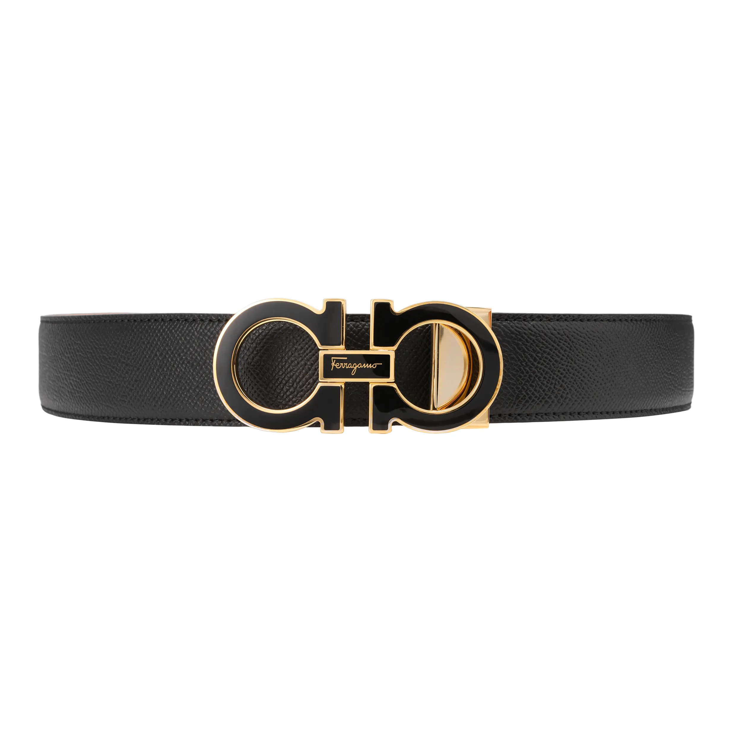 Ferragamo Reversible And Adjustable Gancini Belt