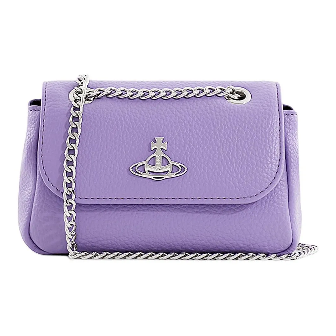 Vivienne Westwood ПУ (полиуретан) Сумка через плечо Кошелек Маленький Женский Фиолетовый