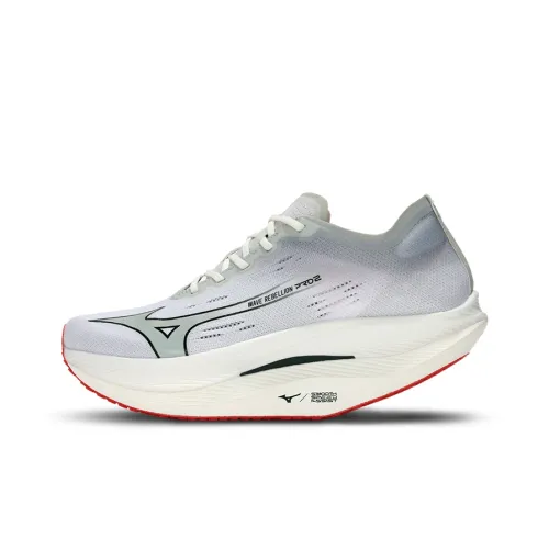 Mizuno Wave Rebellion Pro 2 Беговые кроссовки Низкие Белые Унисекс