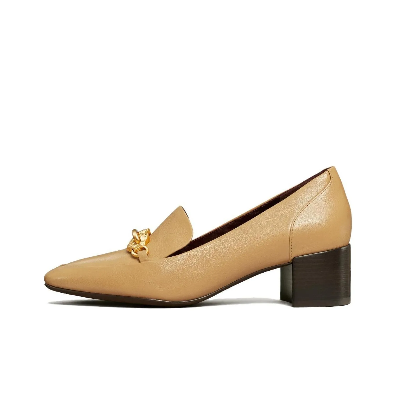 TORY BURCH Jessa Heeled Loafer Ginger Shortbread Women's