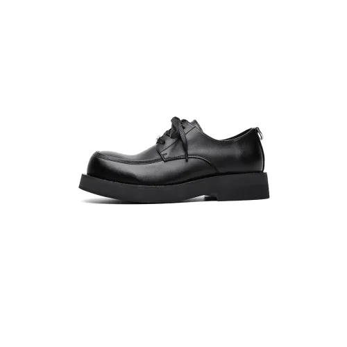 GZZ Мужские повседневные туфли Low Top Черные для мужчин