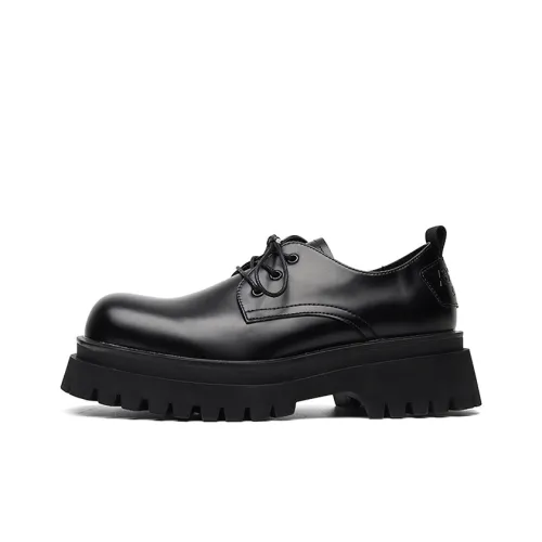 GZZ Мужские повседневные туфли Low Top Черные Мужские