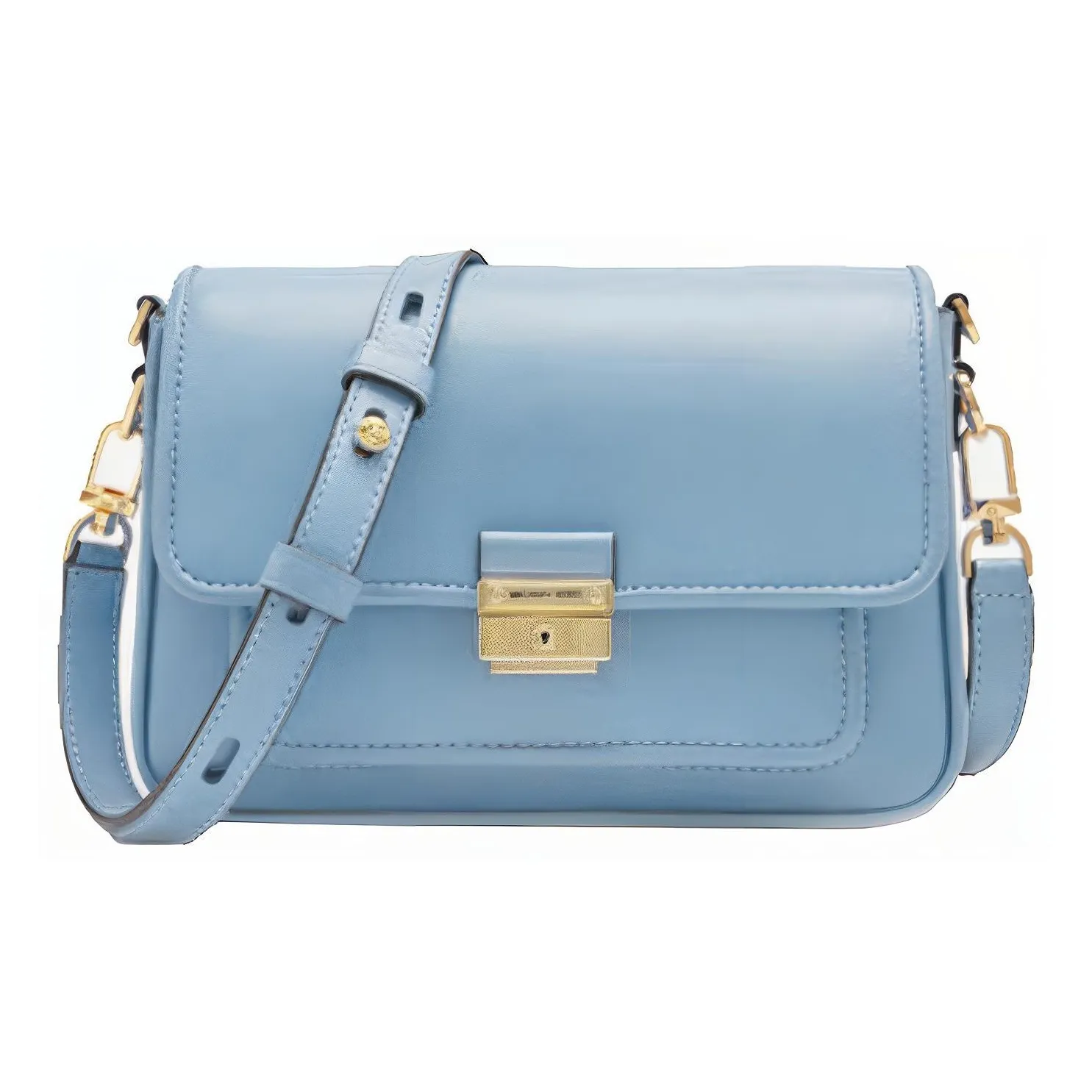 MICHAEL KORS Bradshaw Leather Crossbody Bag, Shoulder Bag Women's Blue