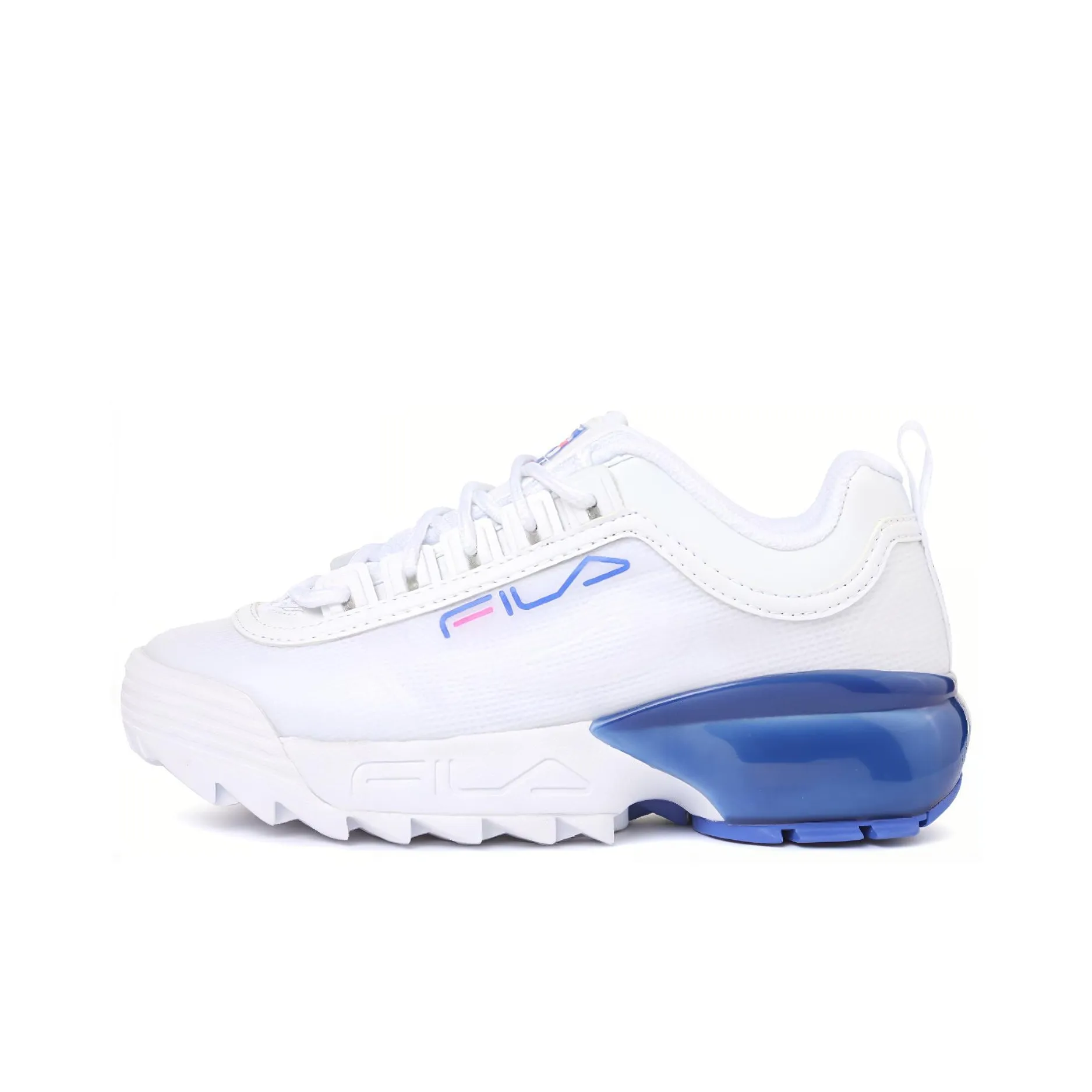 FILA Cross Training Low Running Shoes White/Blue Women's