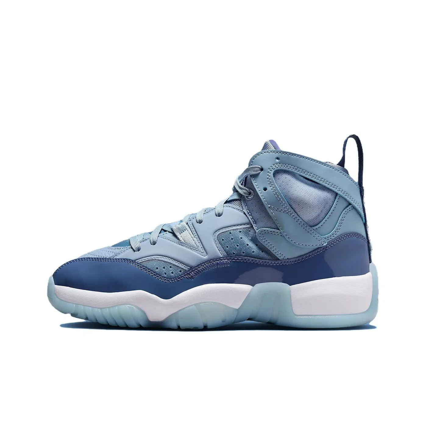 Jordan Jumpman Two Trey Slip Resistant High Top Vintage Basketball Shoes Women's Ice Blue