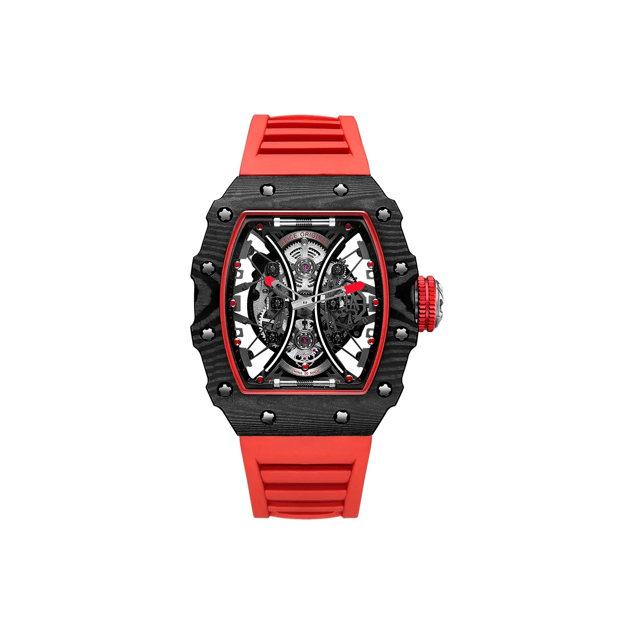 FEIKE Carbon Fiber Series Automatic Mechanical Movement Watch Men's Watches Black Dial FM602