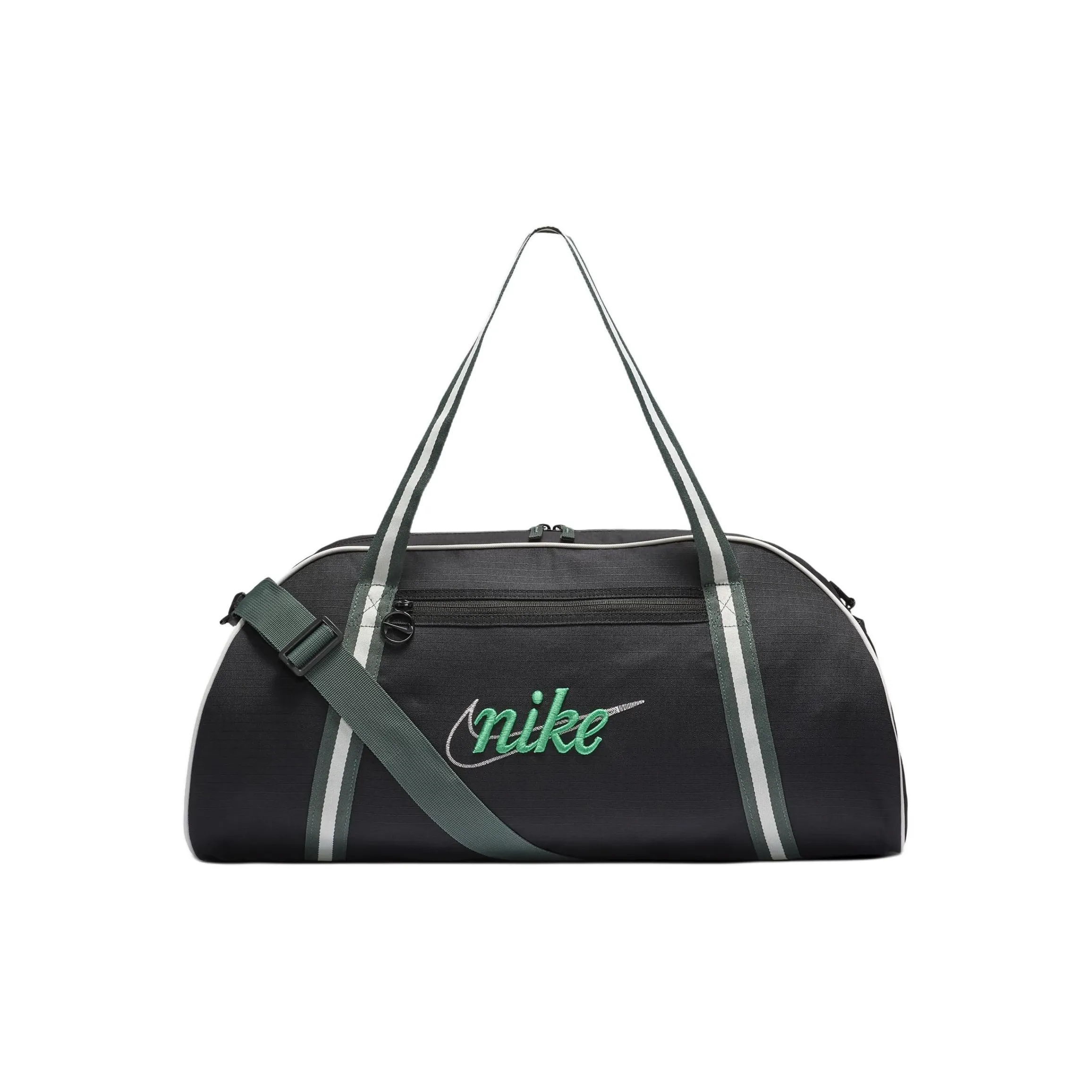 Nike Gym Bags translucent Black & Vintage Green & Stadium Green