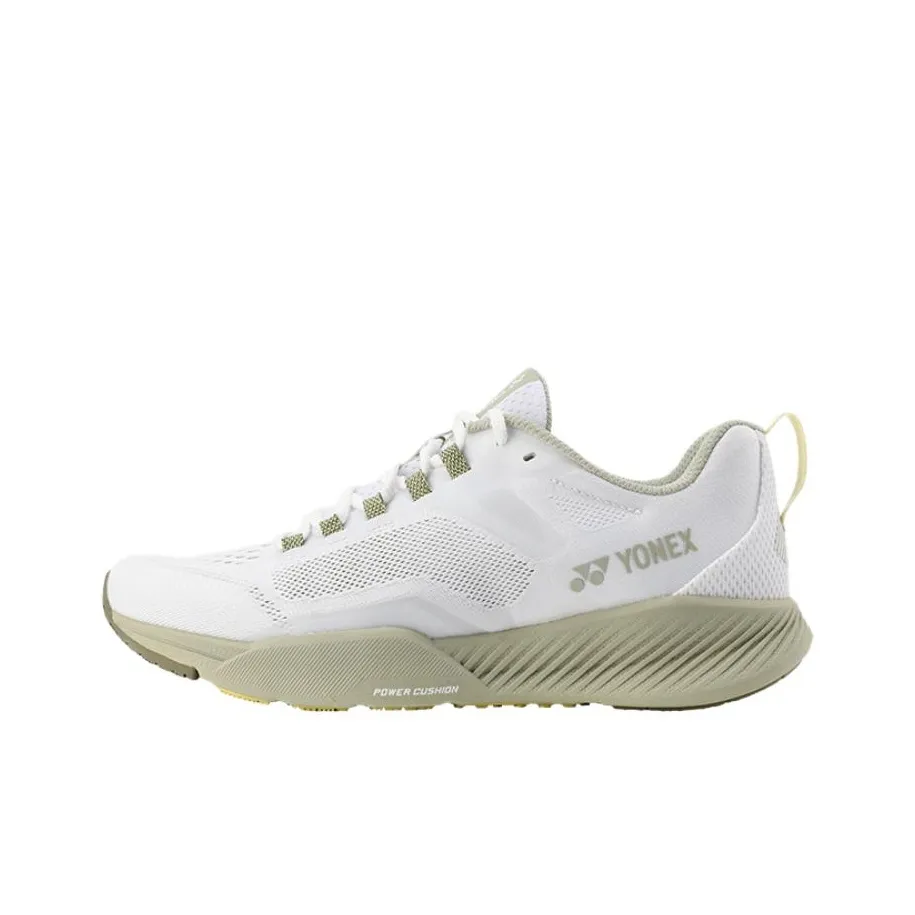 YONEX Anti Slip Wear Resistant Low Top Running Shoes Women's White Green