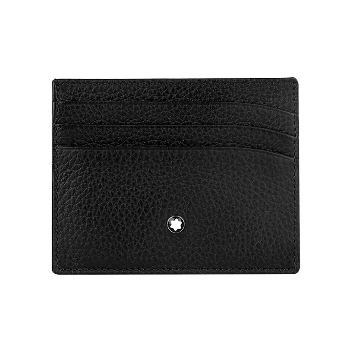 MONTBLANC Meisterstuck Кожаный держатель для карт Мужской Черный