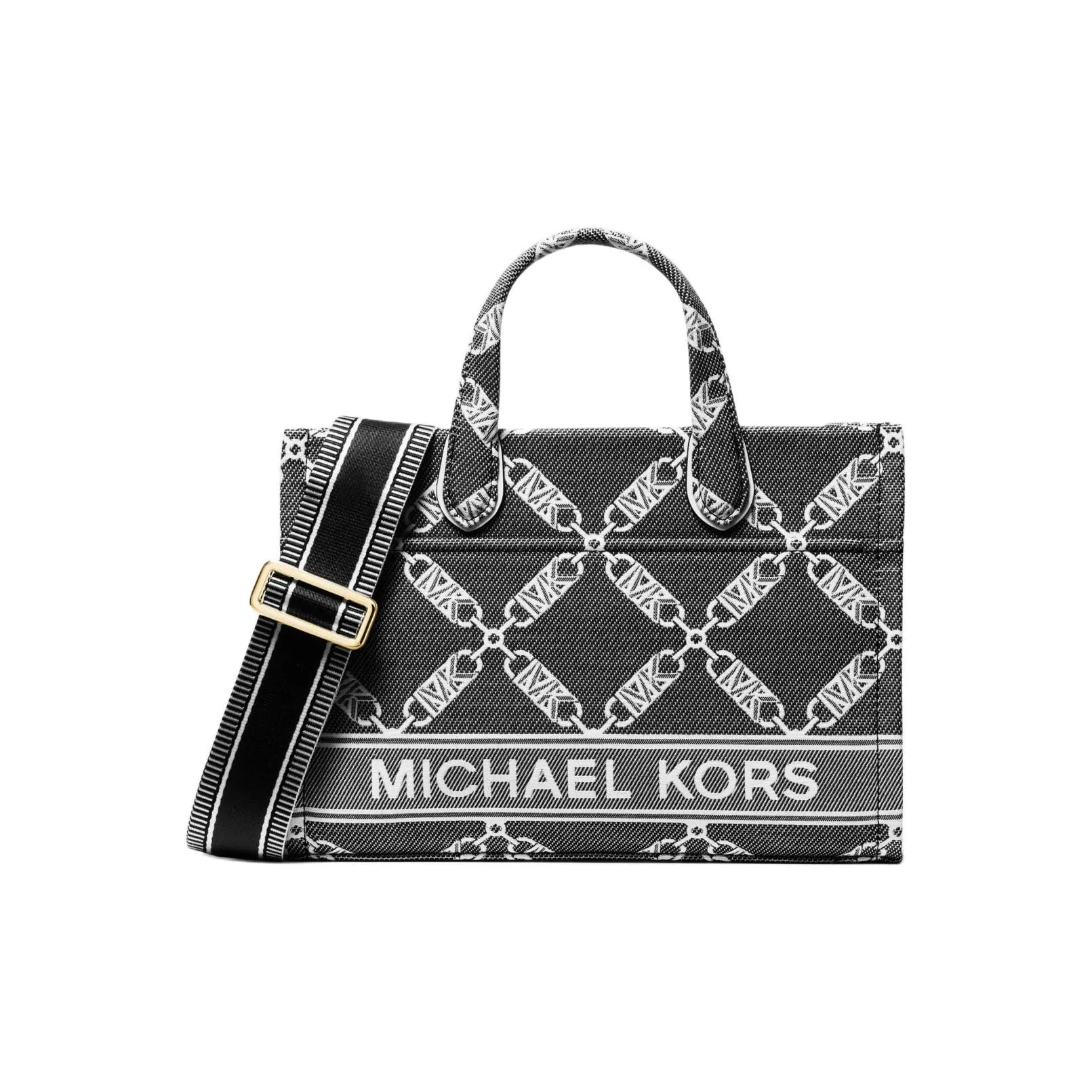 MICHAEL KORS Gigi Ткань Тоут Сумка Сумка для покупок Сумка через плечо Сумка Маленькая Женская Черная