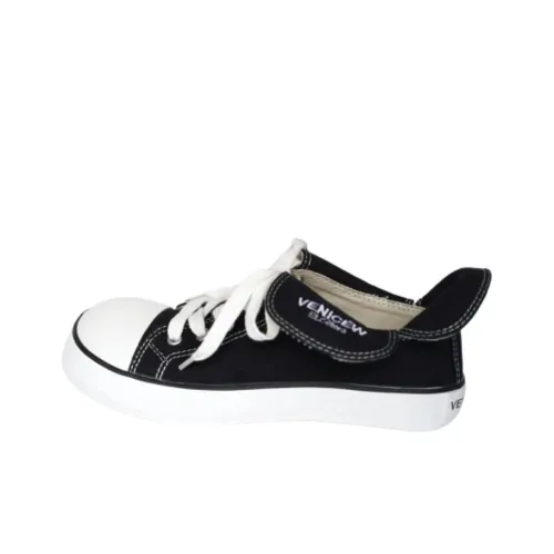 VENICEW Кеды Low Top Черные Унисекс