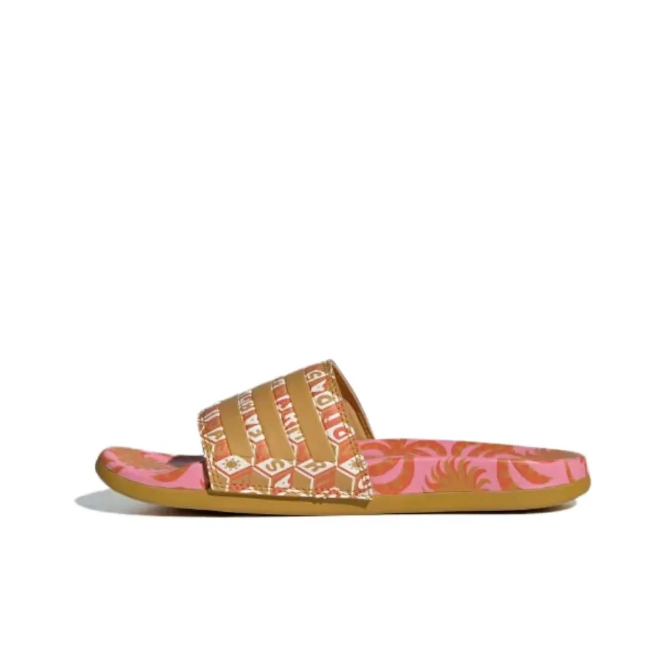 Adidas Adilette Comfort muslin Sandals Semi Pink Glow Victory Gold Women's