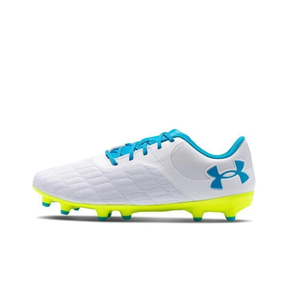 Under Armour Magnetico Select 3.0 AG Artificial Ground Soccer Shoes Unisex White Blue
