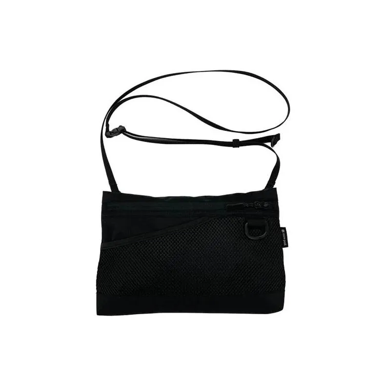 SNOW PEAK Нейлоновая сумка через плечо стандартная унисекс черная