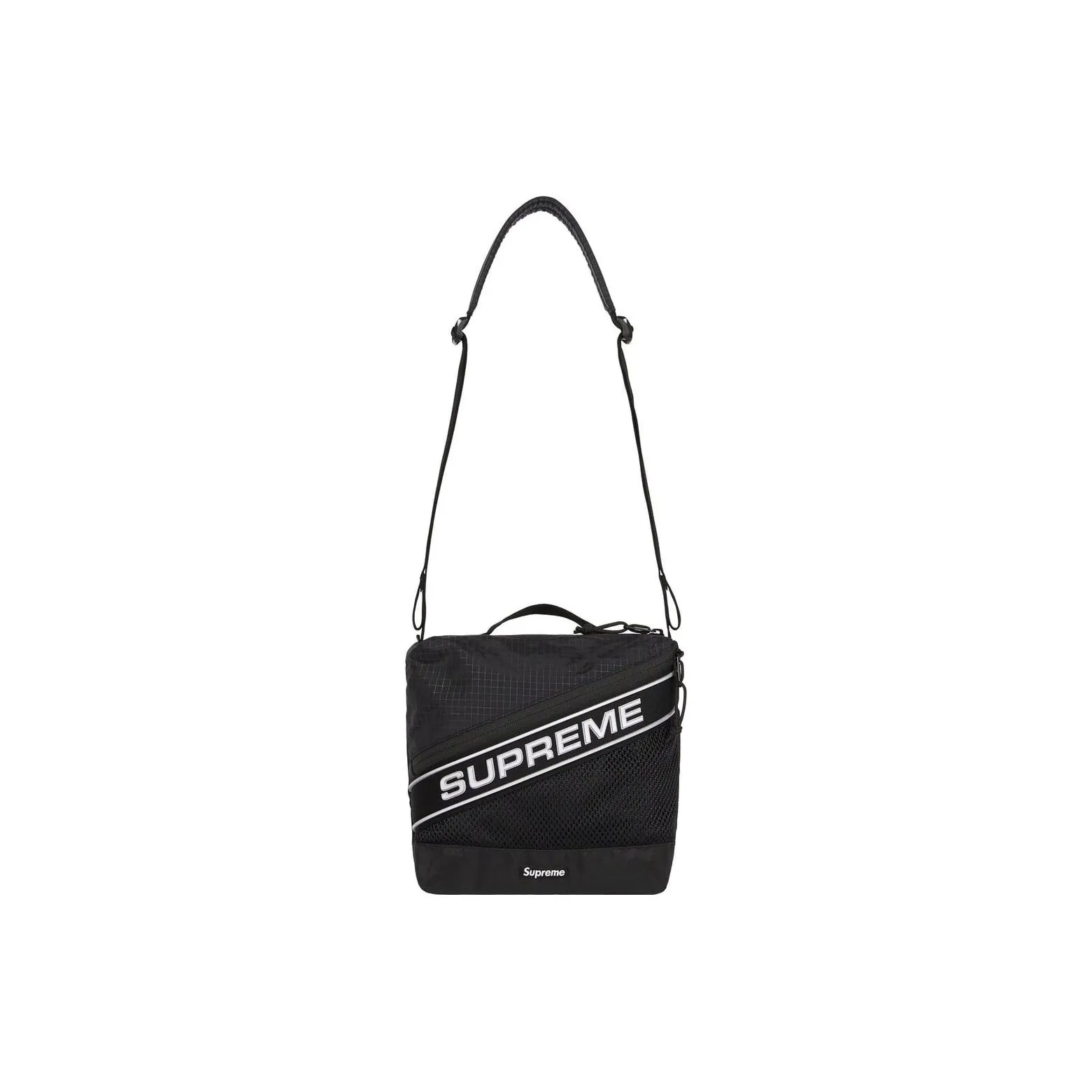 Supreme FW23 Fall/Winter Collection Waterproof Nylon Crossbody Bag, Shoulder Bag Regular Unisex Black