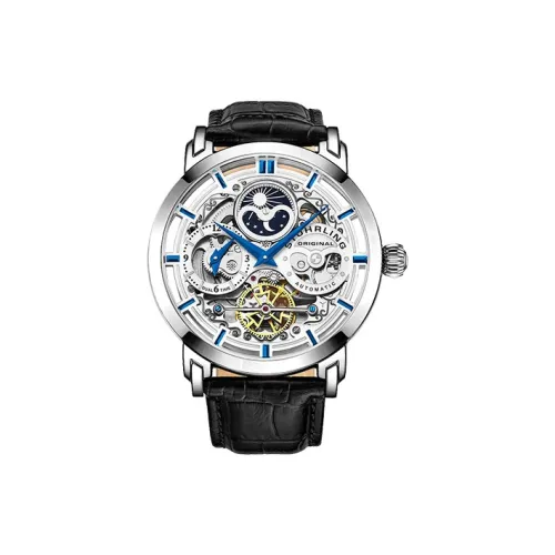 STUHRLING Автоматический Механический Movement Мужские часы Anatol 371 Series 47mm*13mm*47mm Cut Out