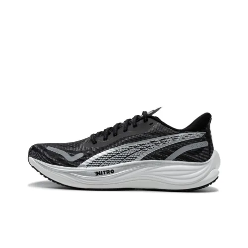 PUMA Velocity Nitro 3 Беговые кроссовки Низкие Черно-белая панда Унисекс