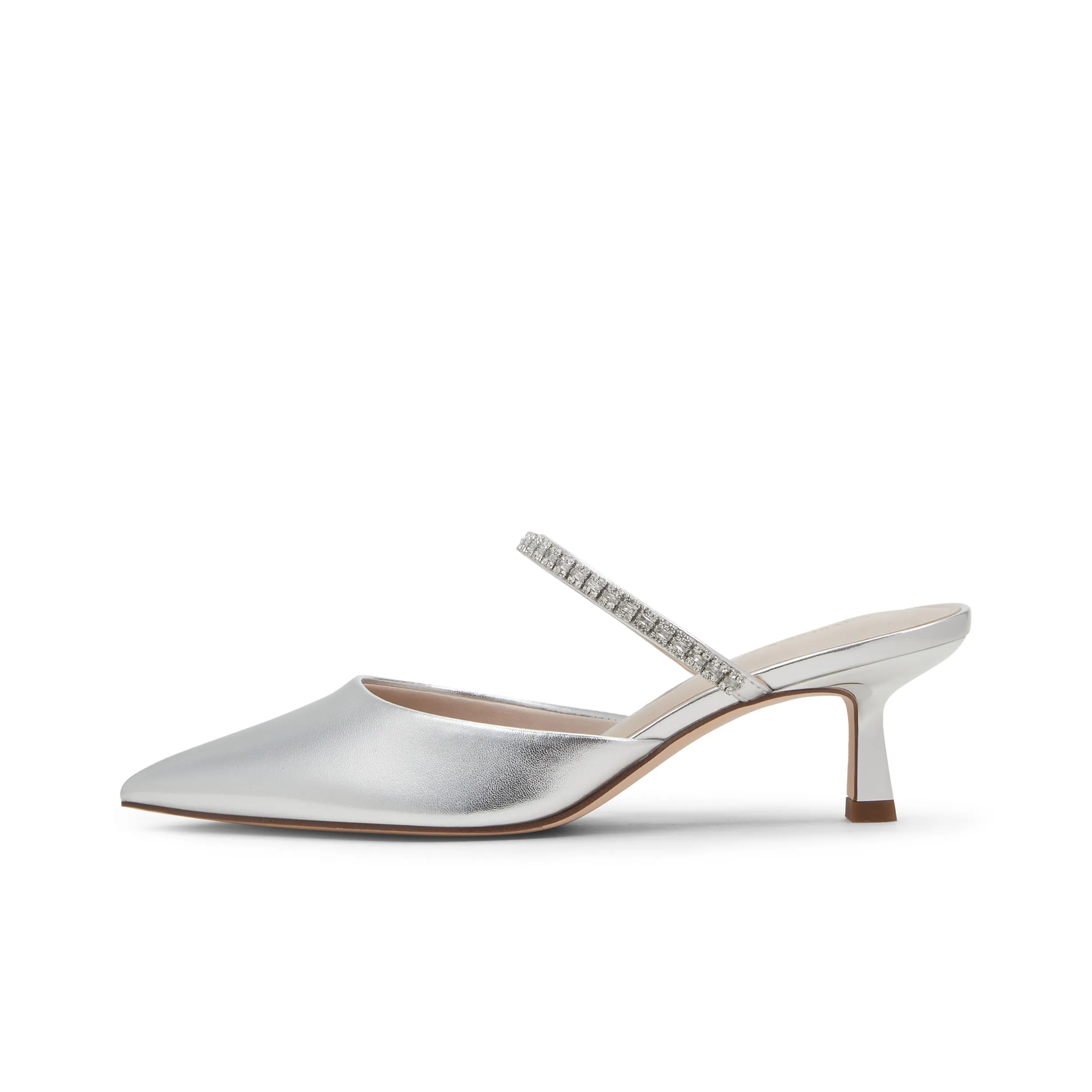 CHARLES&KEITH Composite Sole Closed Toe Slippers 6cm Women's