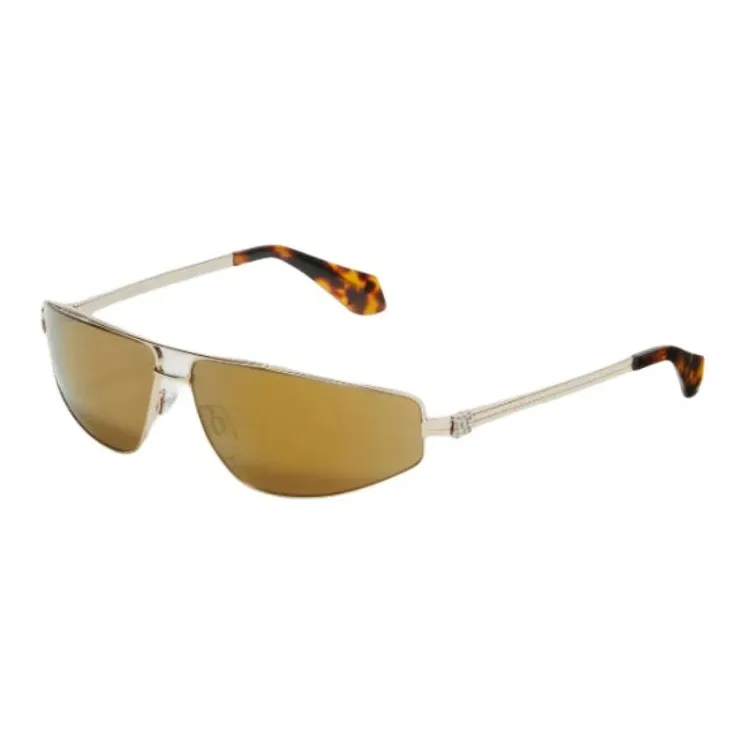 PALM ANGELS Clavey Gold Sunglasses