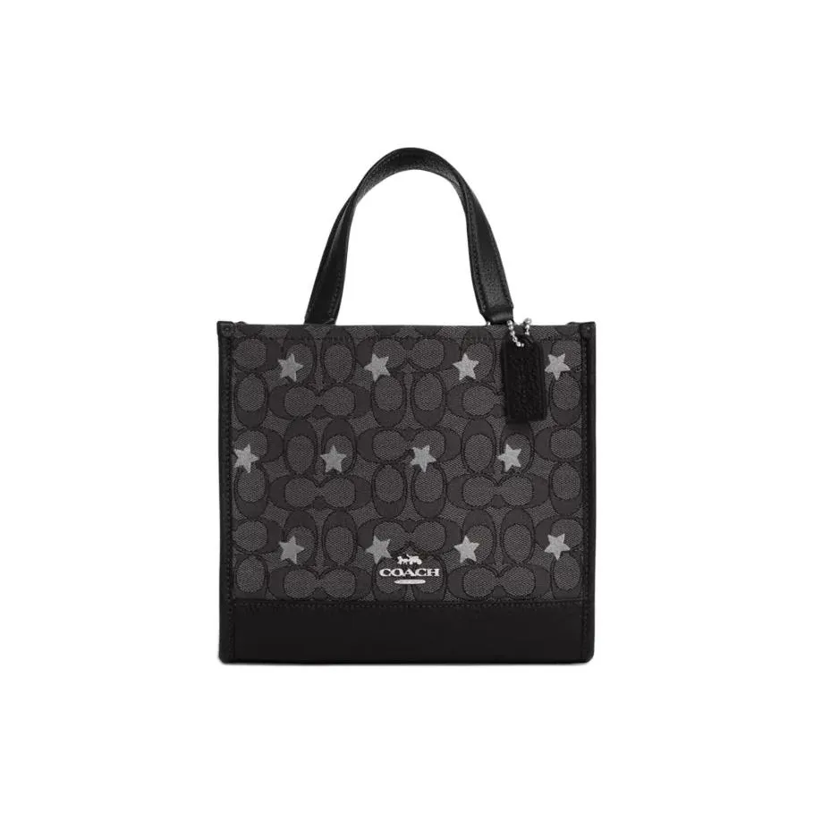 COACH Dempsey Кожа Сумка с боковинами-гармошками Тоут Сумка Сумка для покупок Сумка через плечо Сумка Маленькая Женская