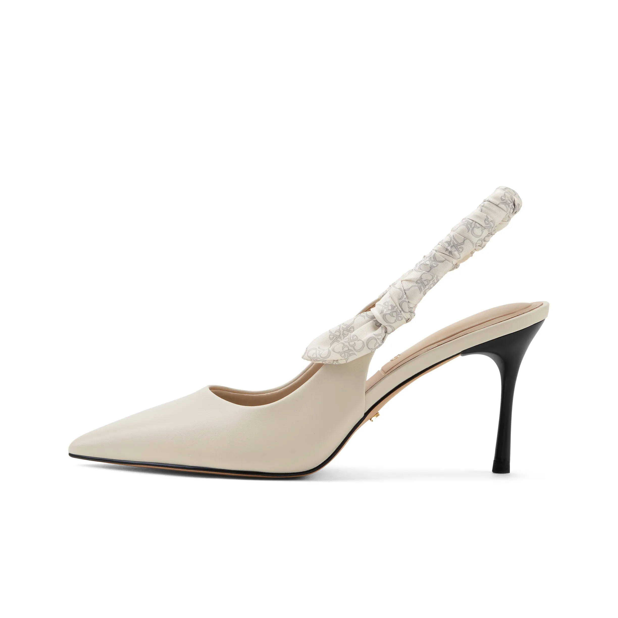 CHARLES KEITH Маленький ck one Ремень Сандалии 8,2cm Женские Мел белый Черный